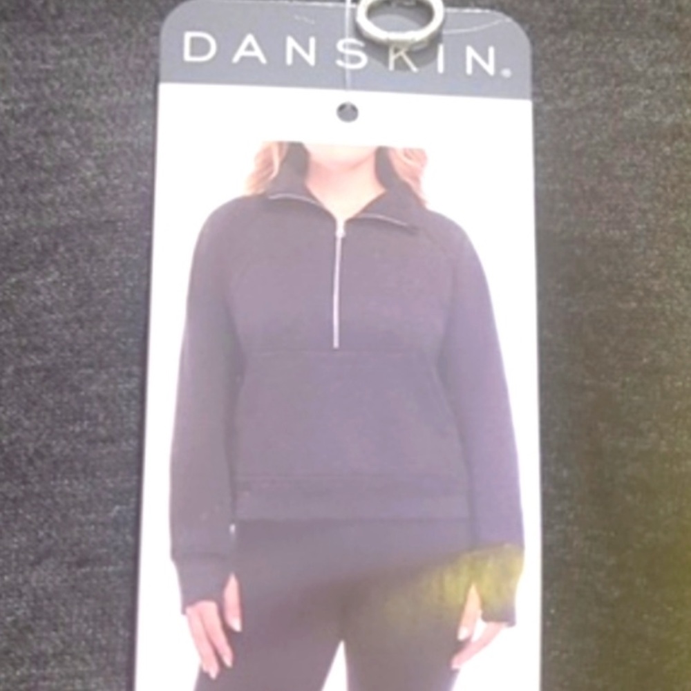 XL💜: Danskin Half zip funnel neck top
